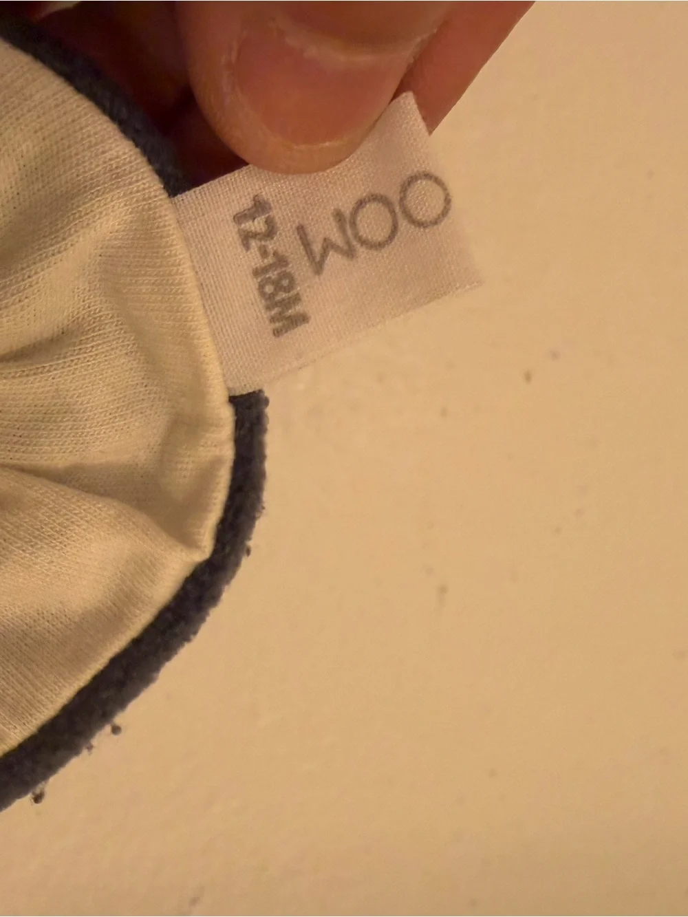 Petit B navy Baby Fleece Moccasins